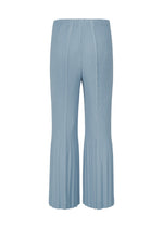 A detail shot of the HOMME PLISSÉ ISSEY MIYAKE PLEATS BOTTOMS 1 trousers.