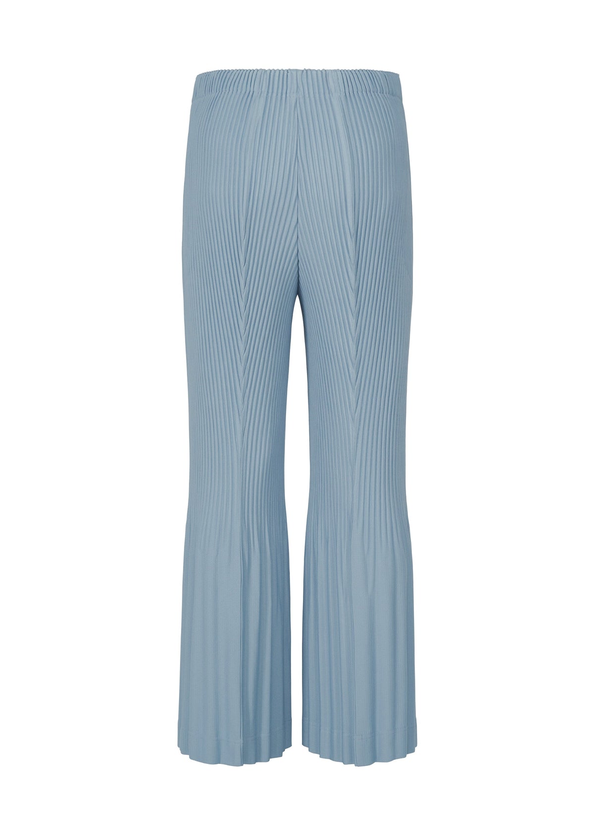A detail shot of the HOMME PLISSÉ ISSEY MIYAKE PLEATS BOTTOMS 1 trousers.