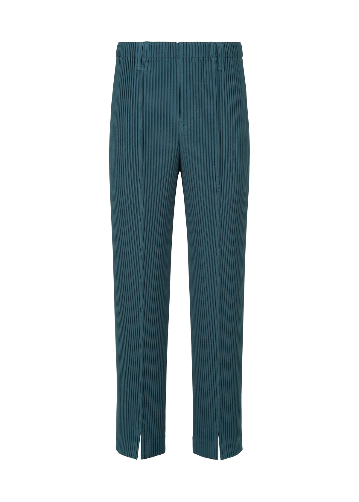 A product shot of the HOMME PLISSÉ ISSEY MIYAKE TAILORED PLEATS 1 trousers in shadow blue.