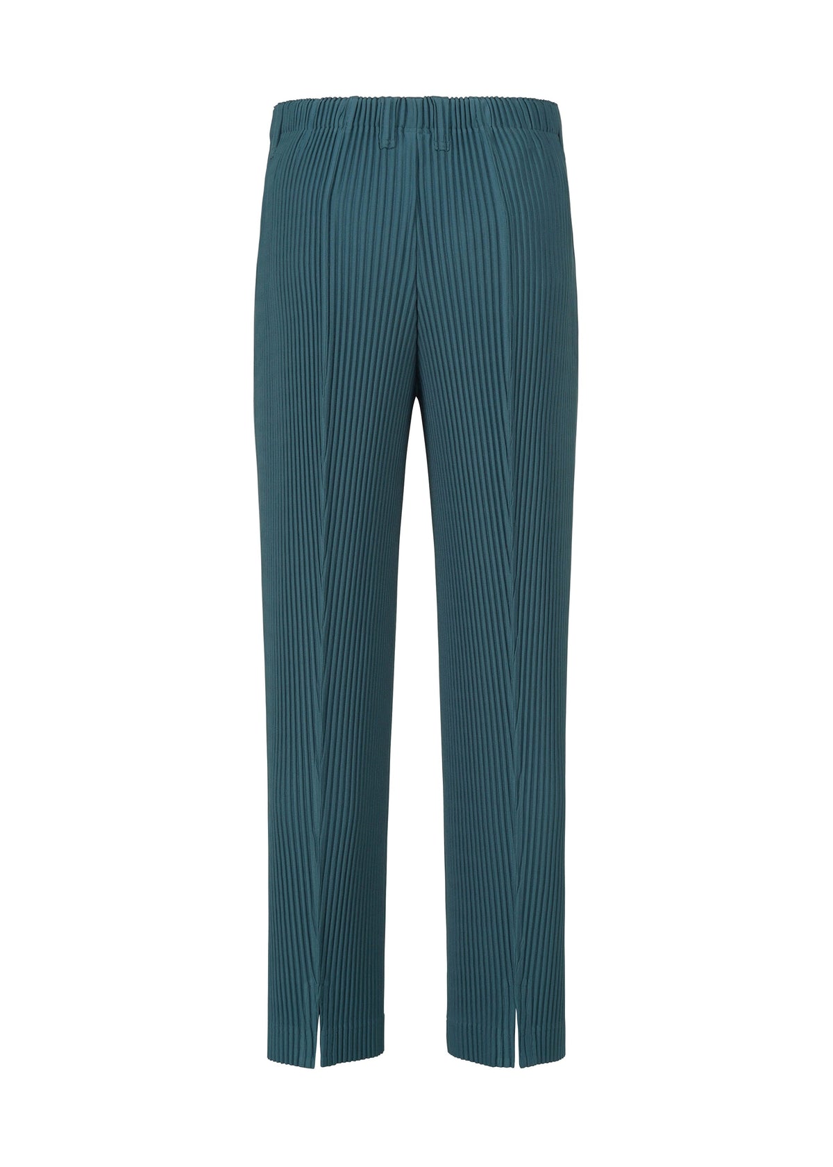A detail shot of the HOMME PLISSÉ ISSEY MIYAKE TAILORED PLEATS 1 trousers.