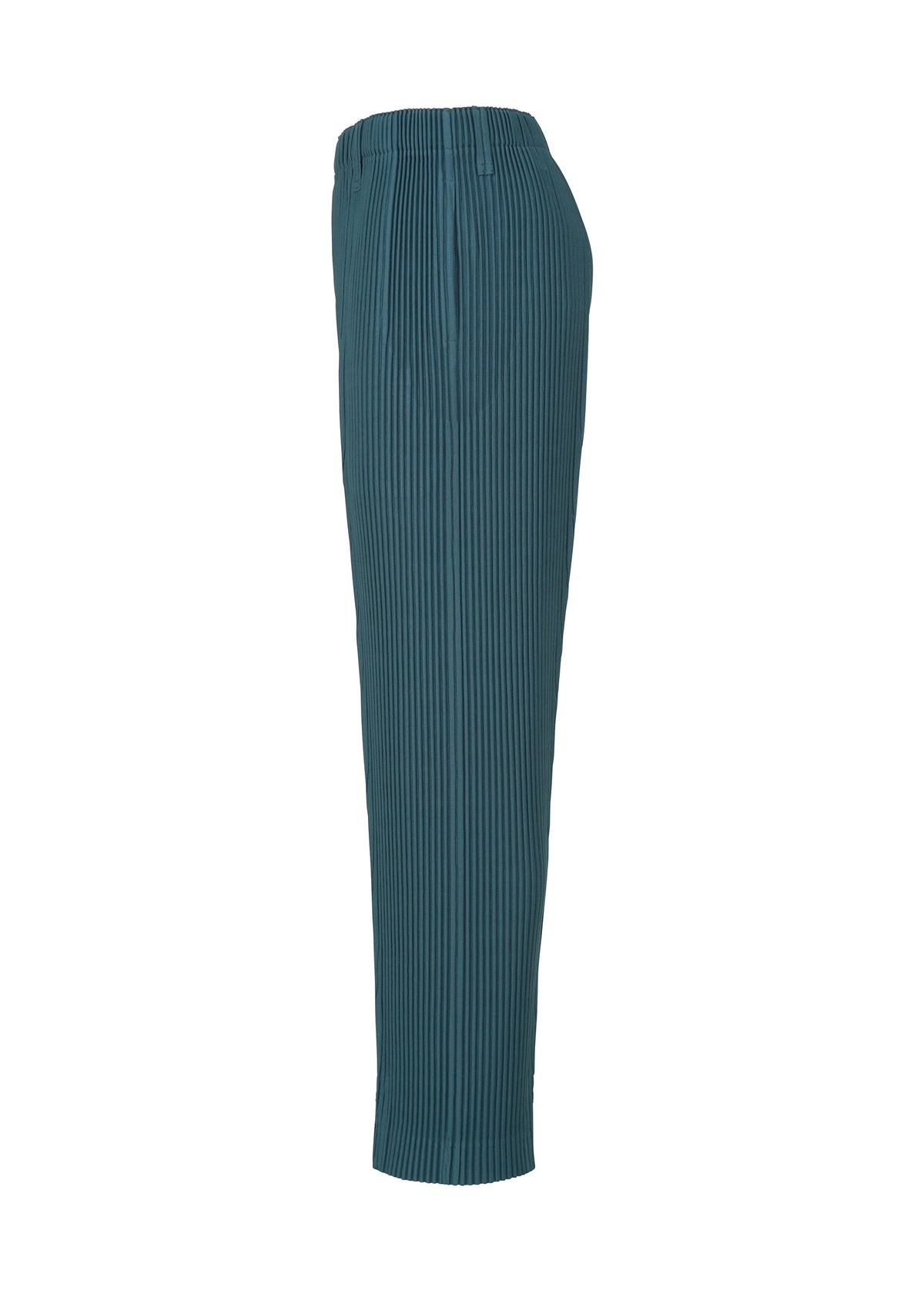 A detail shot of the HOMME PLISSÉ ISSEY MIYAKE TAILORED PLEATS 1 trousers.