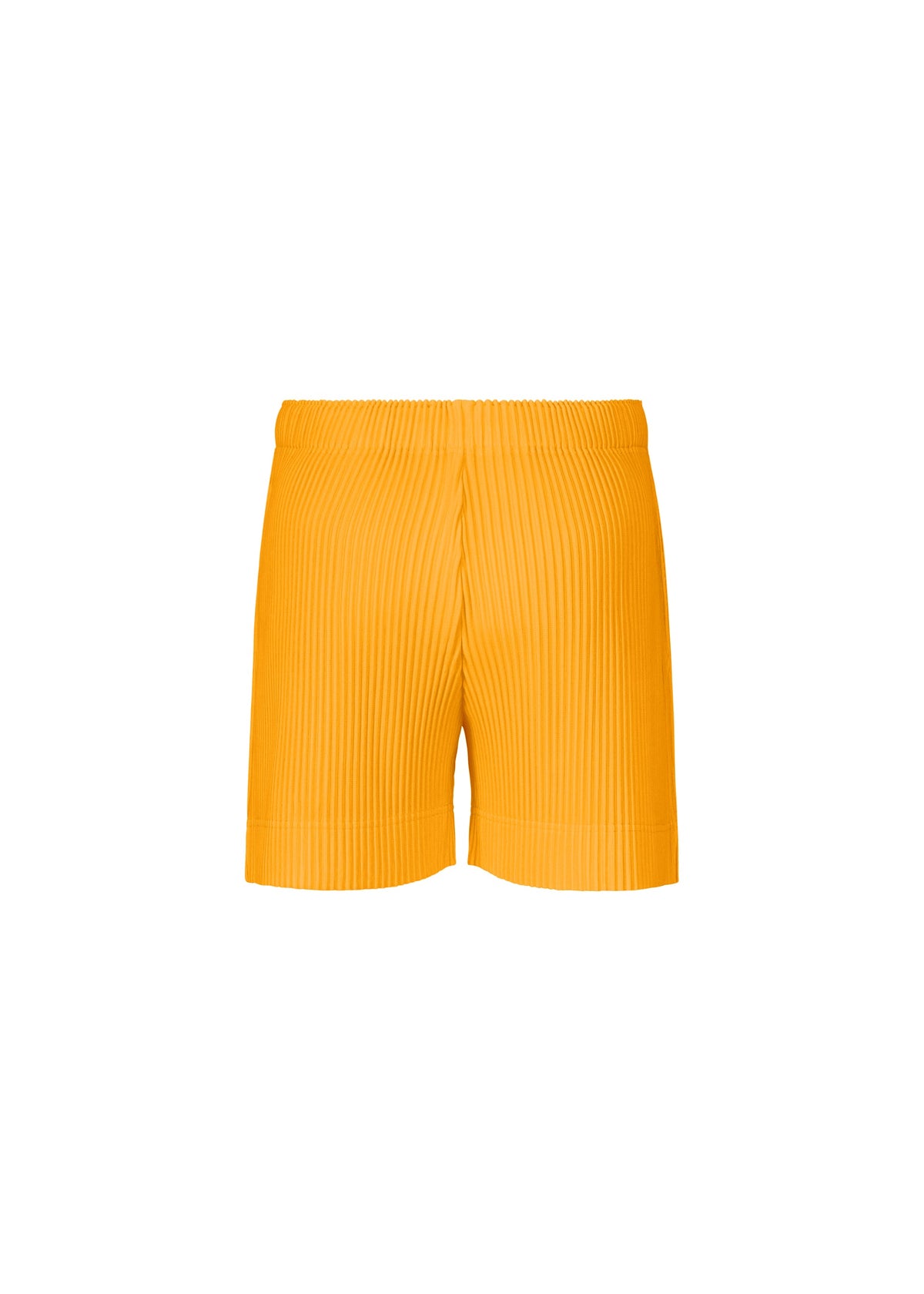 A detail shot of the HOMME PLISSÉ ISSEY MIYAKE COLOR PLEATS 1 shorts.
