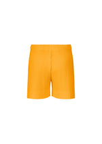 A detail shot of the HOMME PLISSÉ ISSEY MIYAKE COLOR PLEATS 1 shorts.