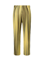 A detail shot of the HOMME PLISSÉ ISSEY MIYAKE BLEND OF LIGHTS trousers.