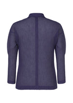 A detail shot of the HOMME PLISSÉ ISSEY MIYAKE RUSTIC MESH shirt.