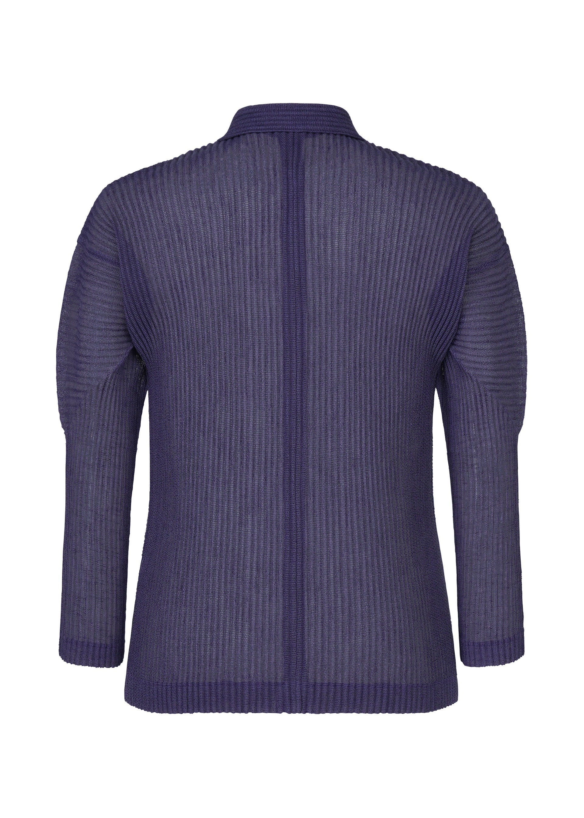 A detail shot of the HOMME PLISSÉ ISSEY MIYAKE RUSTIC MESH shirt.