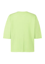 A detail shot of the HOMME PLISSÉ ISSEY MIYAKE MONTHLY COLORS : JULY top.