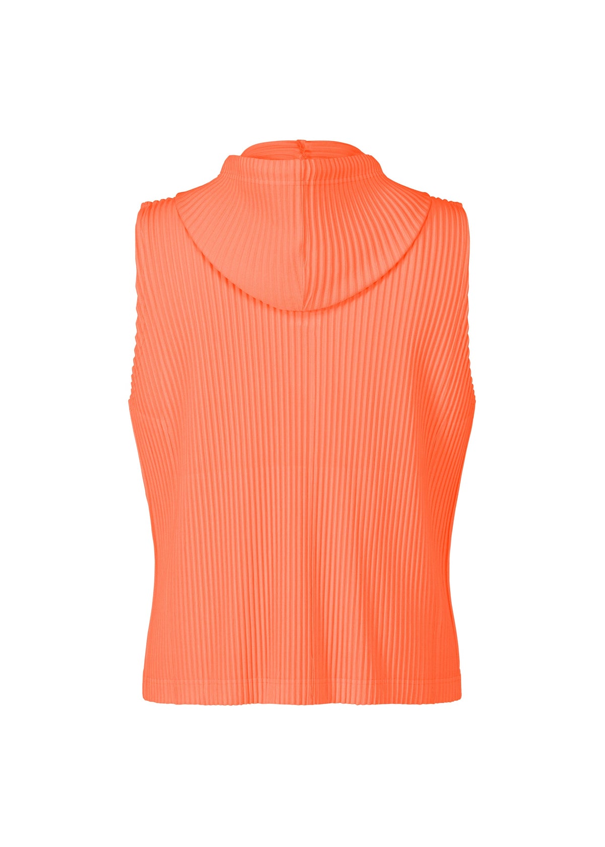 A detail shot of the HOMME PLISSÉ ISSEY MIYAKE MONTHLY COLORS : SEPTEMBER top.