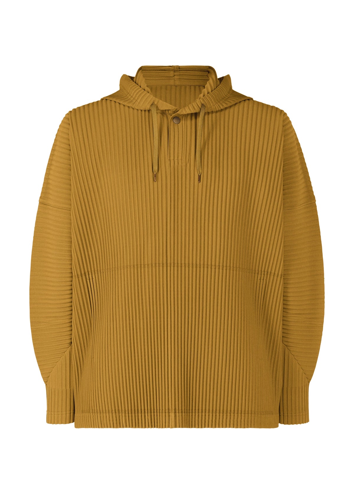 A product shot of the HOMME PLISSÉ ISSEY MIYAKE MONTHLY COLORS : OCTOBER top in shade dandelion.