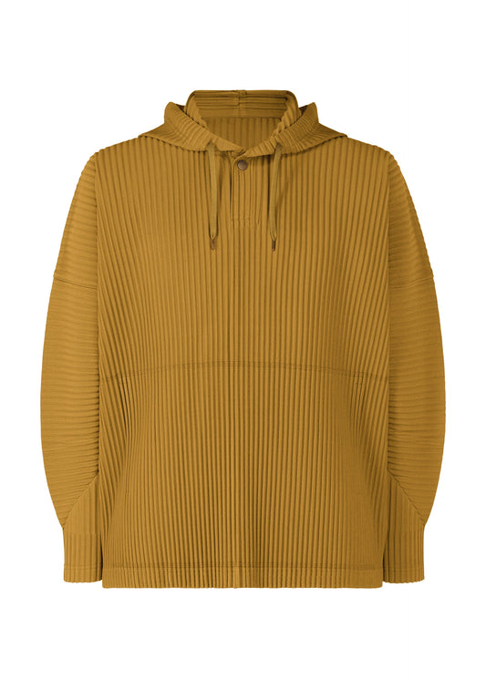 A product shot of the HOMME PLISSÉ ISSEY MIYAKE MONTHLY COLORS : OCTOBER top in shade dandelion.