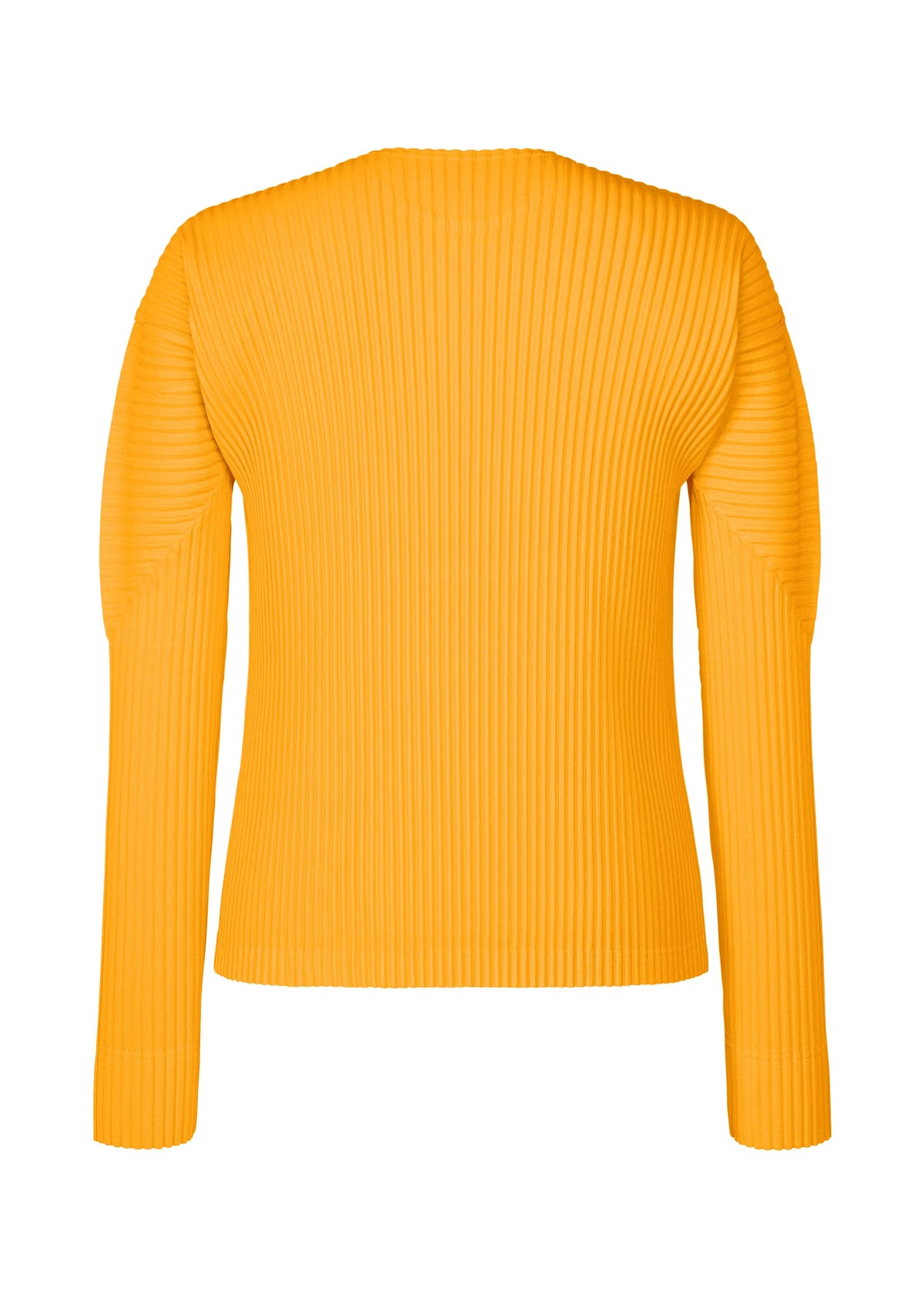 A detail shot of the HOMME PLISSÉ ISSEY MIYAKE COLOR PLEATS 1 top.
