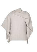 A product shot of the HOMME PLISSÉ ISSEY MIYAKE MOTION BLUR top in ray gray.