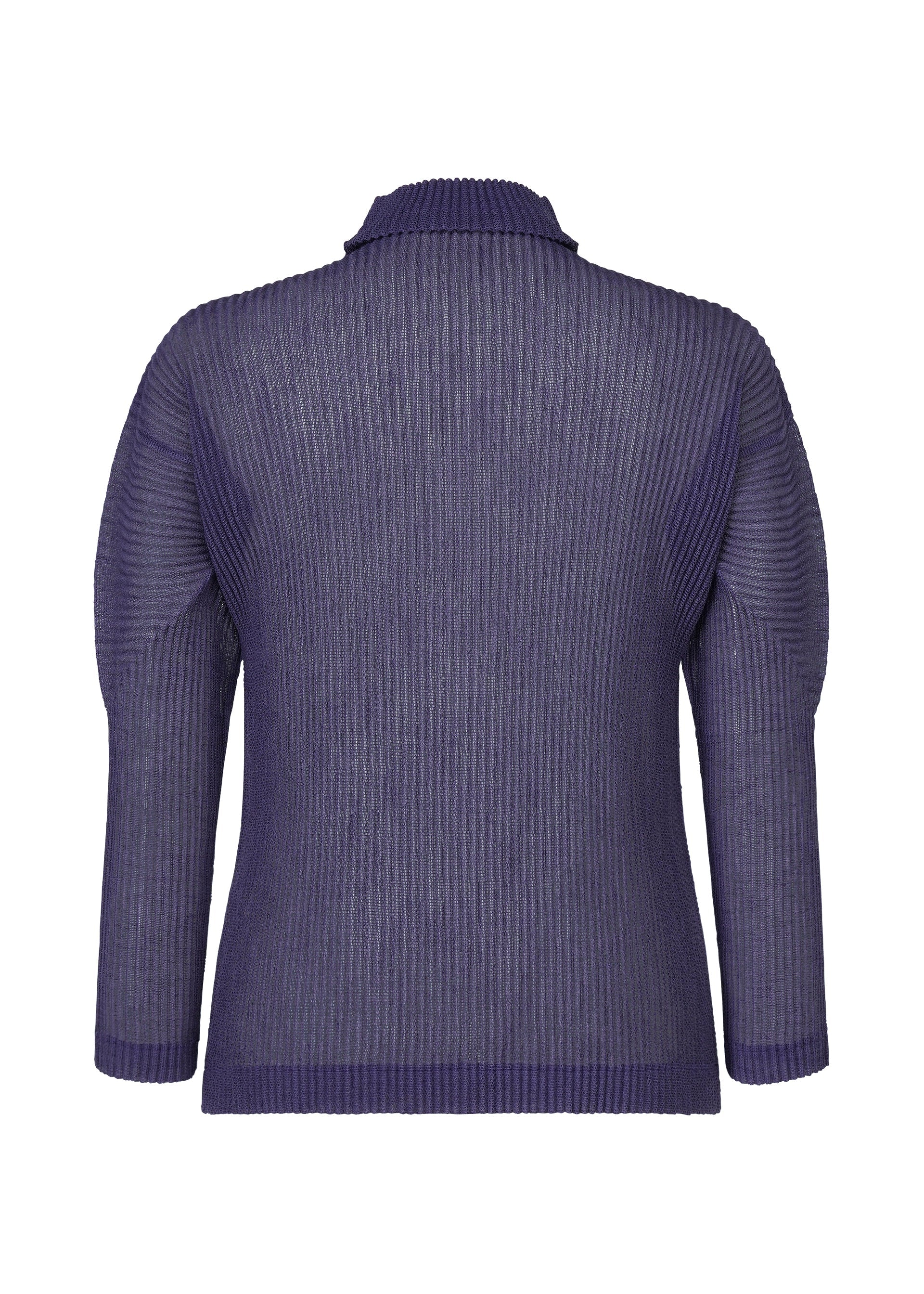 A detail shot of the HOMME PLISSÉ ISSEY MIYAKE RUSTIC MESH top.