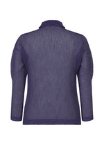 A detail shot of the HOMME PLISSÉ ISSEY MIYAKE RUSTIC MESH top.