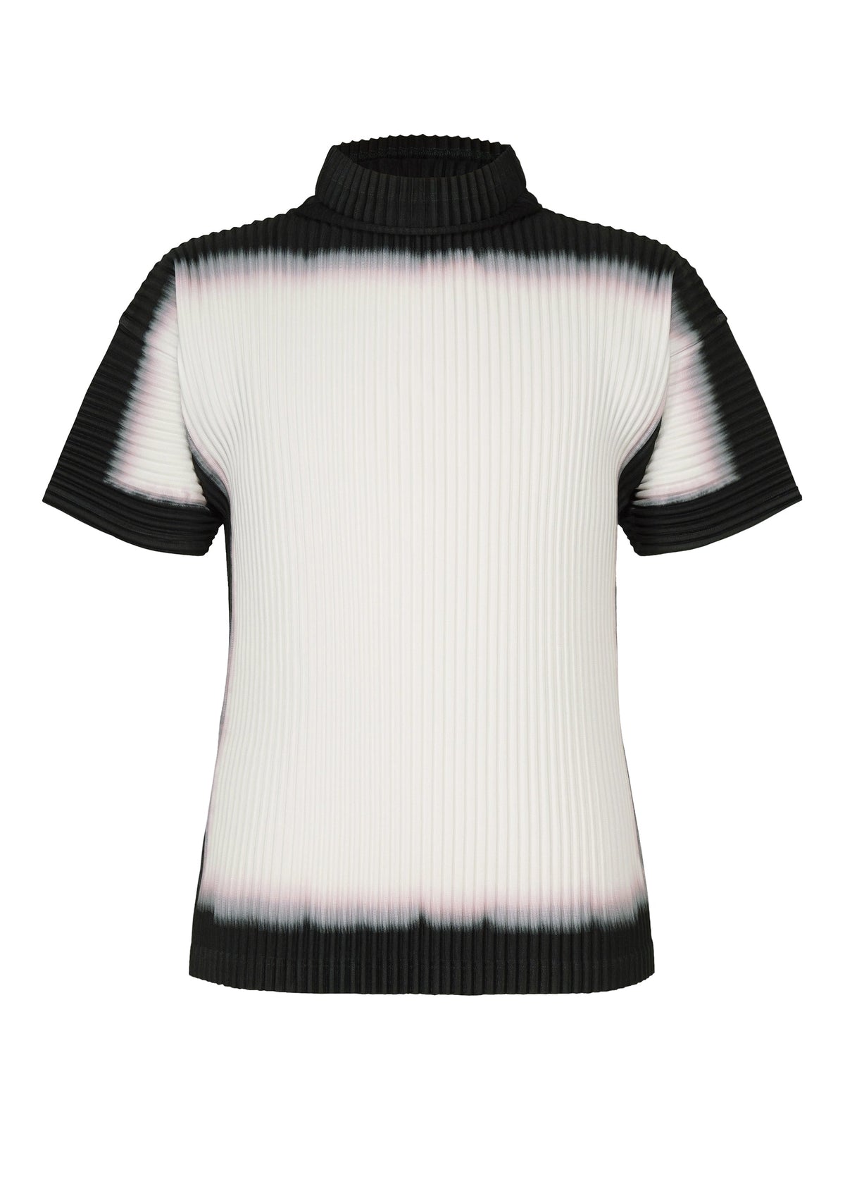 A product shot of the HOMME PLISSÉ ISSEY MIYAKE FRAMEWORK : CHUSEN top in white.