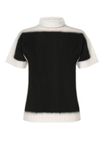 A product shot of the HOMME PLISSÉ ISSEY MIYAKE FRAMEWORK : CHUSEN top in black.