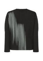 A detail shot of the HOMME PLISSÉ ISSEY MIYAKE IN THE SHADOW top.