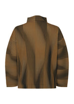 A detail shot of the HOMME PLISSÉ ISSEY MIYAKE BLEND OF LIGHTS top.