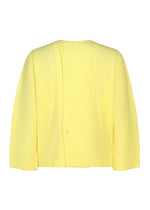 A detail shot of the HOMME PLISSÉ ISSEY MIYAKE SLASH jacket.