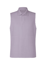 A product shot of the HOMME PLISSÉ ISSEY MIYAKE MONTHLY COLORS : JULY shirt in gloom purple.