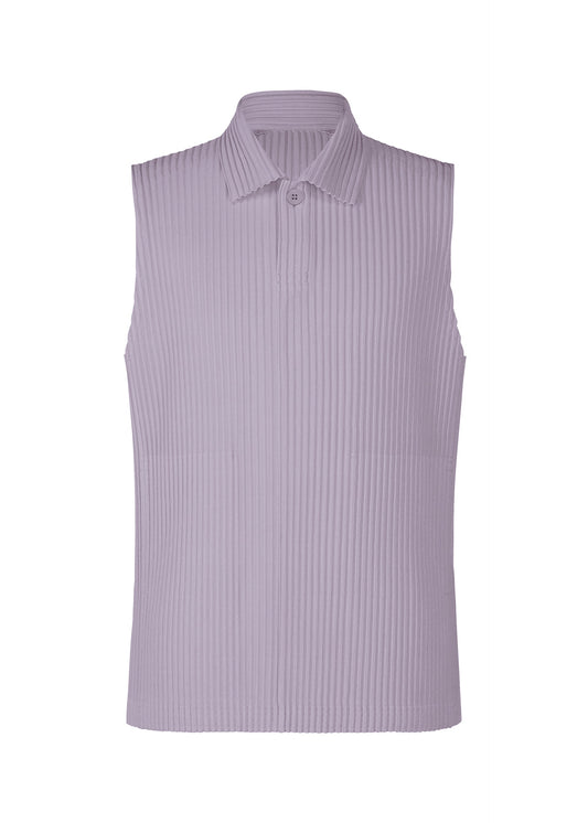 A product shot of the HOMME PLISSÉ ISSEY MIYAKE MONTHLY COLORS : JULY shirt in gloom purple.