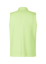 A detail shot of the HOMME PLISSÉ ISSEY MIYAKE MONTHLY COLORS : JULY shirt.