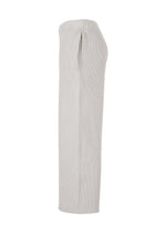A detail shot of the HOMME PLISSÉ ISSEY MIYAKE BASIC KNIT trousers.