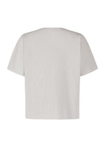 A detail shot of the HOMME PLISSÉ ISSEY MIYAKE BASIC KNIT top.