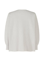 A detail shot of the HOMME PLISSÉ ISSEY MIYAKE BASIC KNIT top.