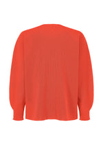 A detail shot of the HOMME PLISSÉ ISSEY MIYAKE BASIC KNIT cardigan.