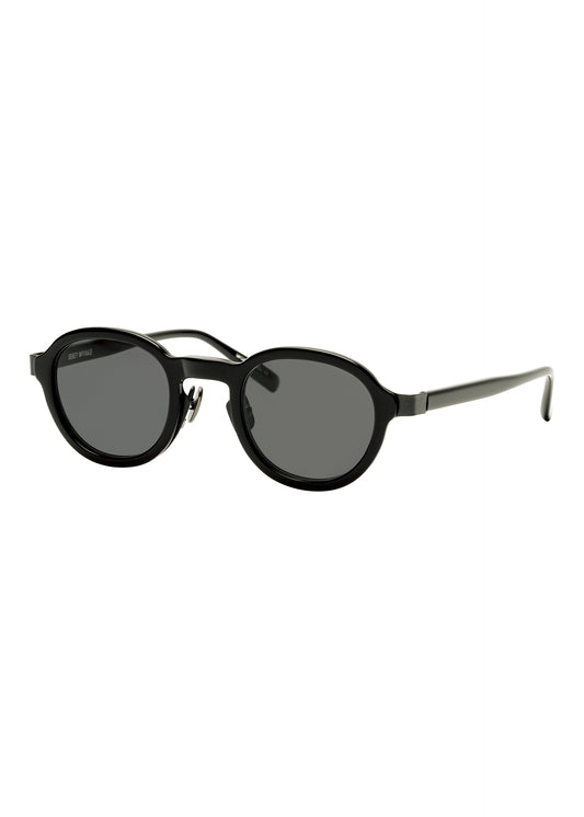 MARROW ROUND Glasses Black x Dark grey