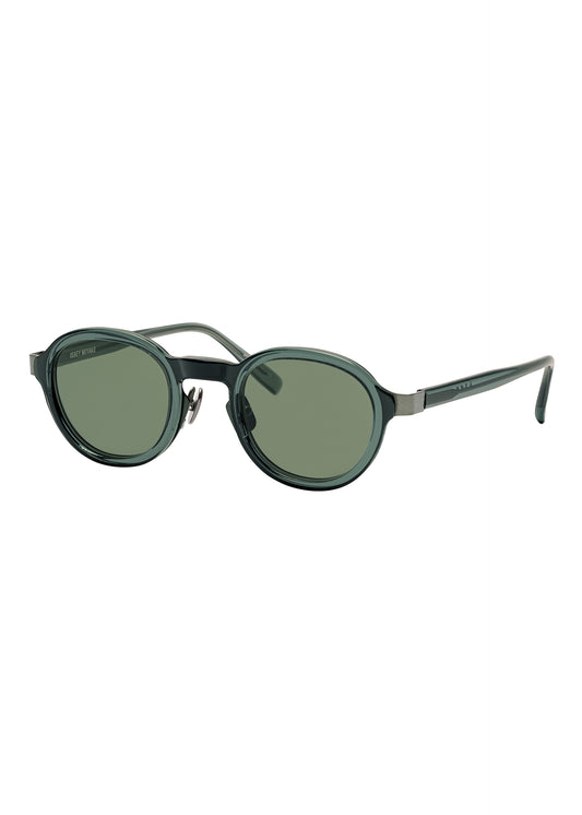 MARROW ROUND Glasses Dark Green