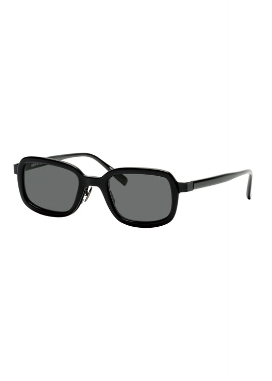 MARROW SQUARE Glasses Black x Dark Grey
