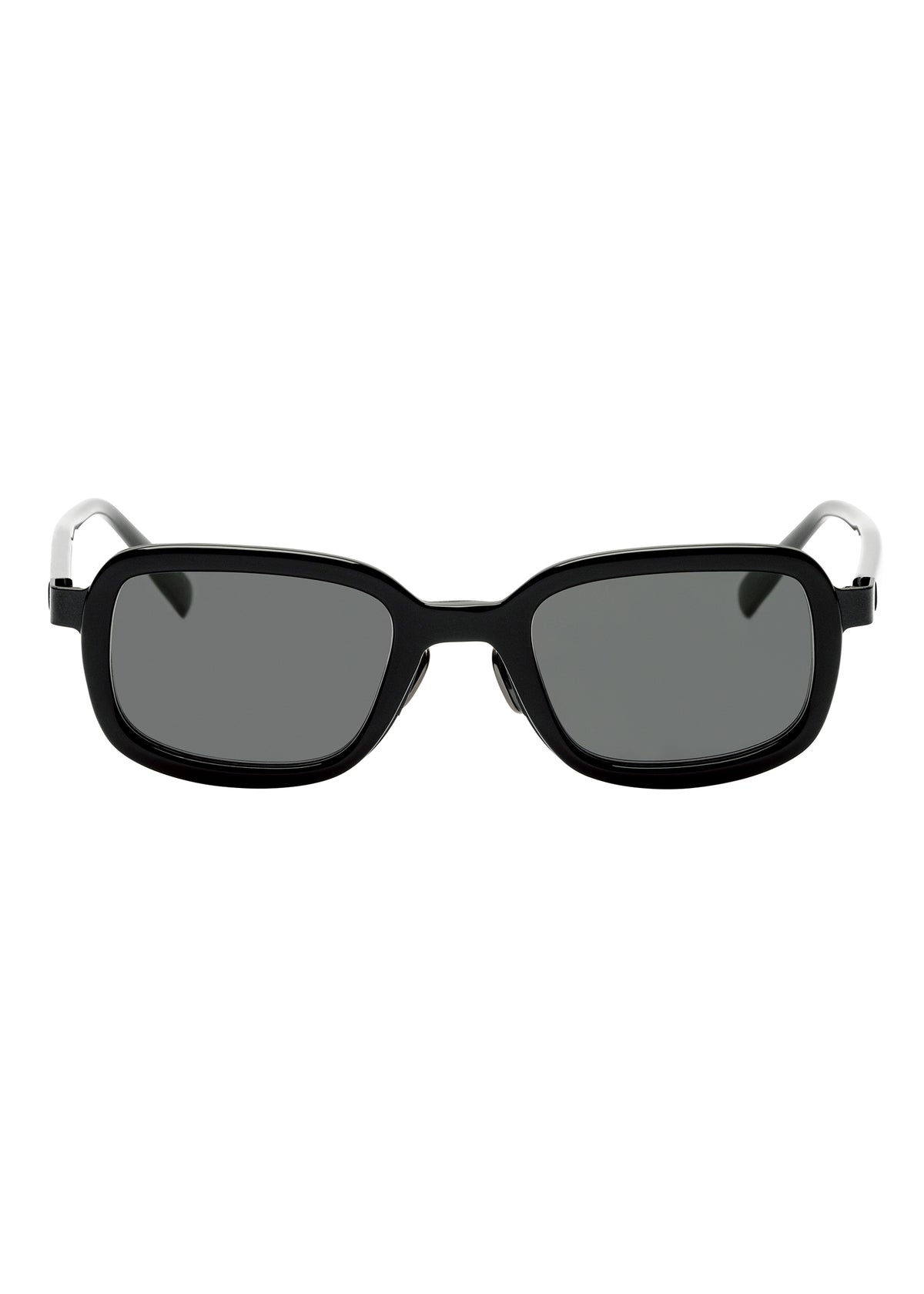 MARROW SQUARE Glasses Black x Dark Grey
