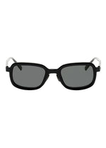 MARROW SQUARE Glasses Black x Dark Grey