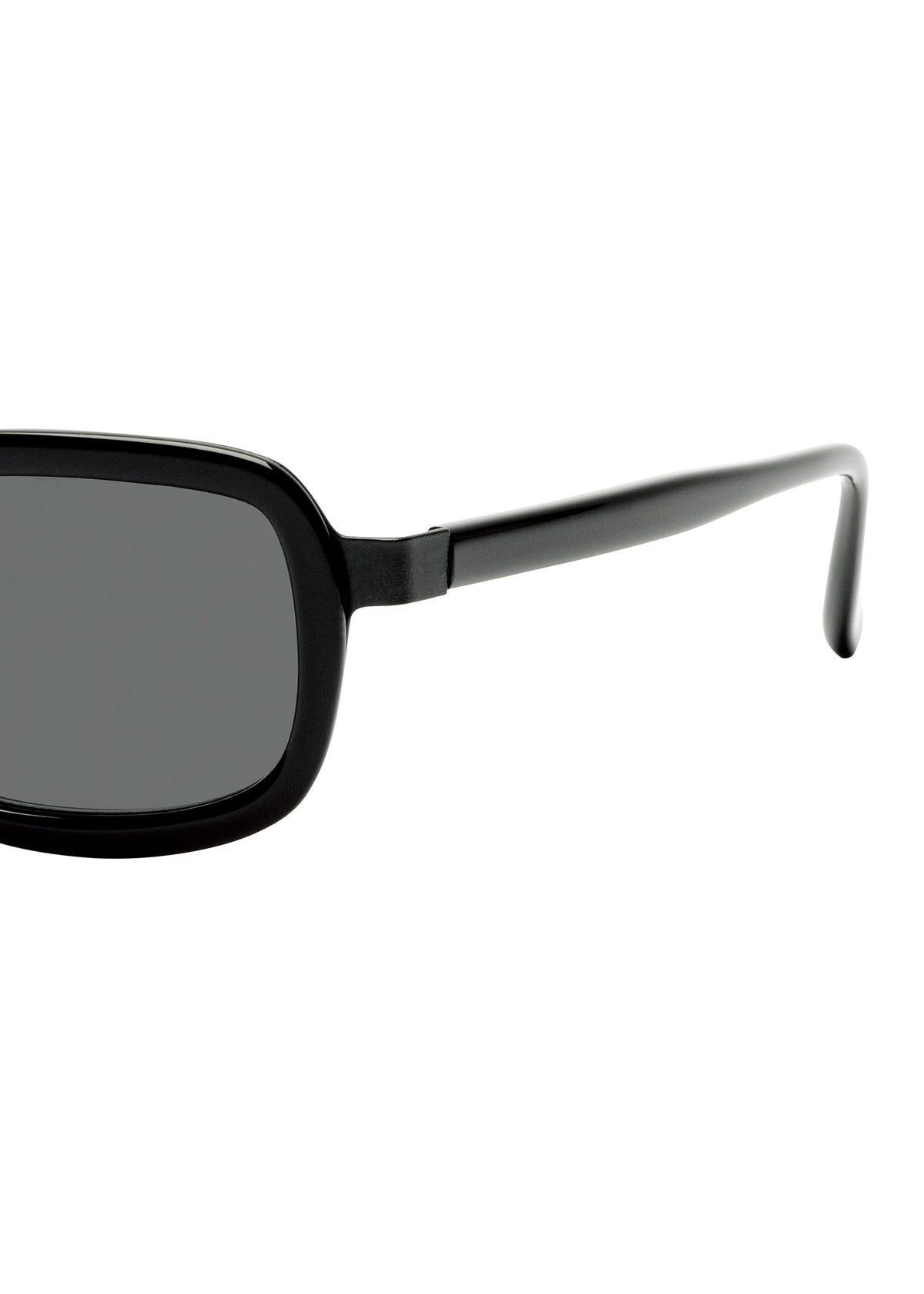 MARROW SQUARE Glasses Black x Dark Grey