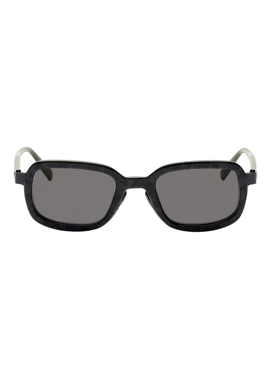MARROW SQUARE Glasses Black Demi x Dark Grey