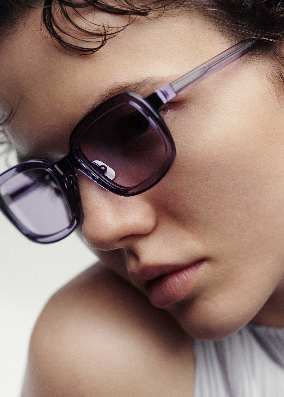 MARROW SQUARE Glasses Purple