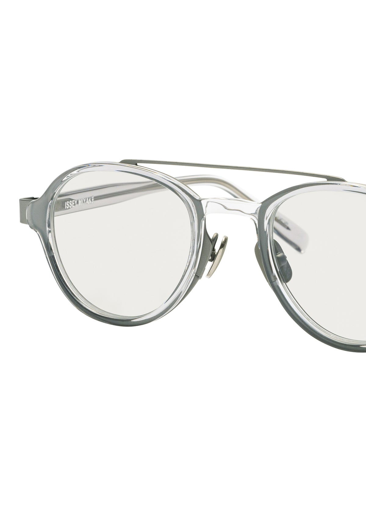 MARROW TEARDROP Glasses Clear