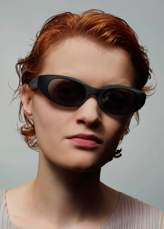 GRIT-SQUARE Dark Grey Glasses
