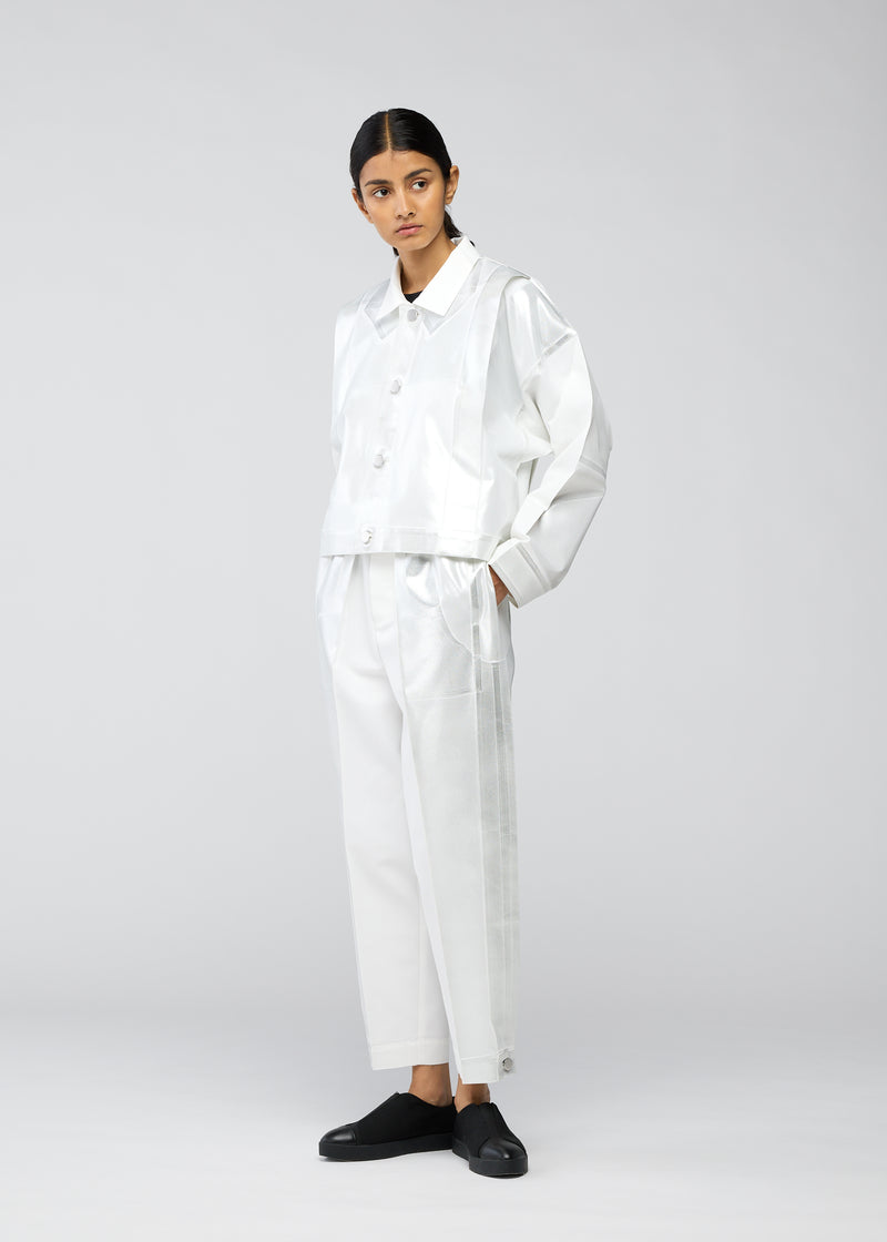 TUCKED FOIL Jacket White