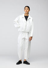 TUCKED FOIL Jacket White