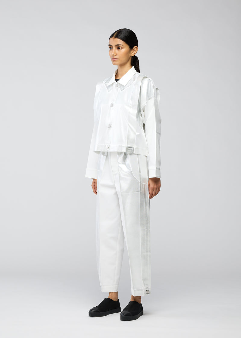 TUCKED FOIL Jacket White