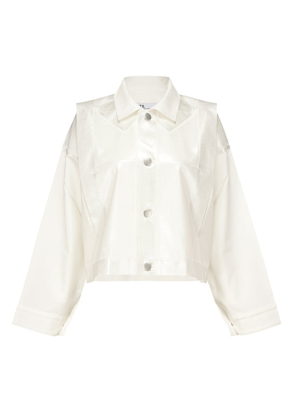 TUCKED FOIL Jacket White