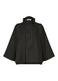 WOOL LIKE FLAT TUCK Jacket Black