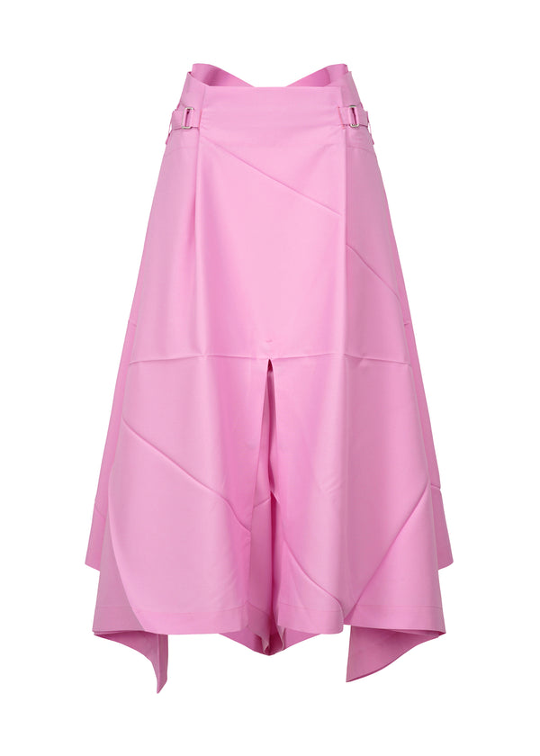 A product shot of the 132 5. ISSEY MIYAKE  FRACTAL SOLID trousers in pink (22)