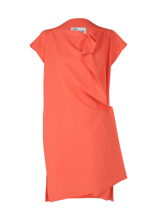 FLAT ONE TUCK T Dress Coral