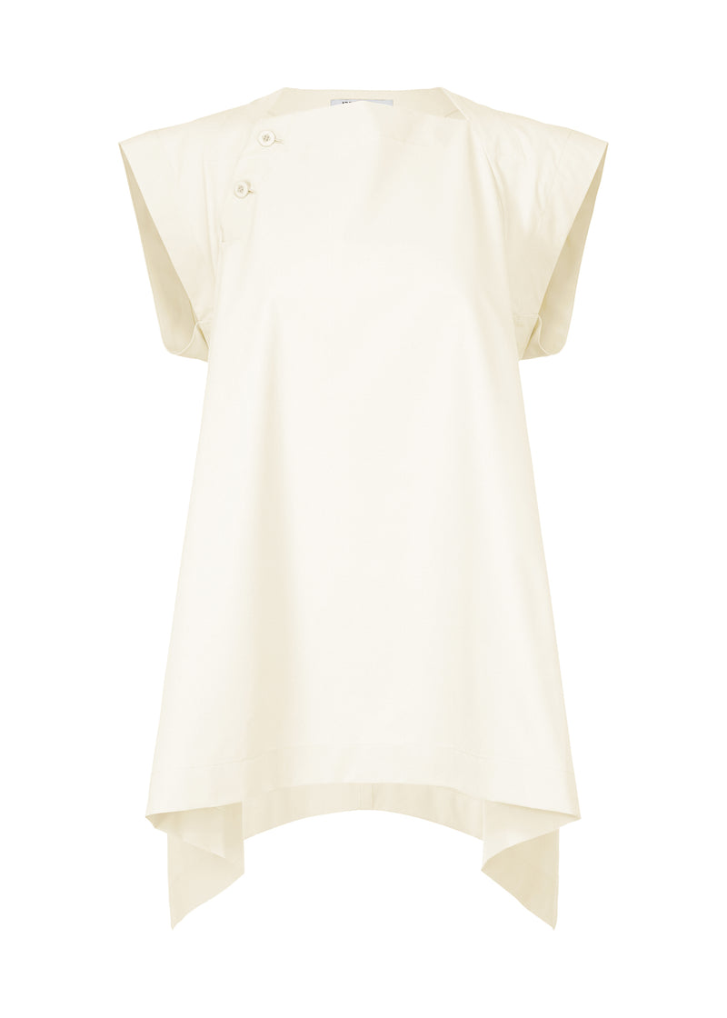 A product shot of the 132 5. ISSEY MIYAKE  TRAPEZOID SHIRT shirt in white (01)