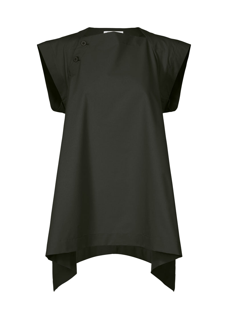 A product shot of the 132 5. ISSEY MIYAKE  TRAPEZOID SHIRT shirt in black (15)