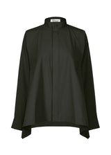 A product shot of the 132 5. ISSEY MIYAKE  TRAPEZOID SHIRT shirt in black (15)